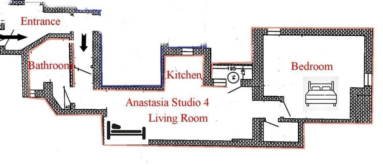 Anastasia Balcescu Apart 4 Self Check In Code From 2Pm Kitchen And Bedroom Bucarest Exterior foto